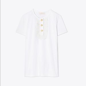 NWT Tory Burch T-Shirt w/ Ruffles